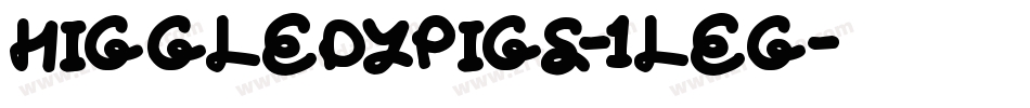 HiggledyPigs-1LEg字体转换