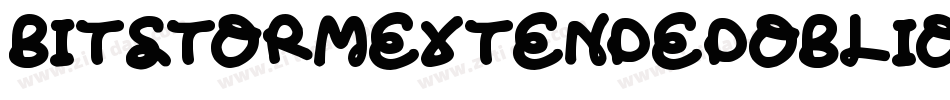 BitstormExtendedOblique-15p0字体转换