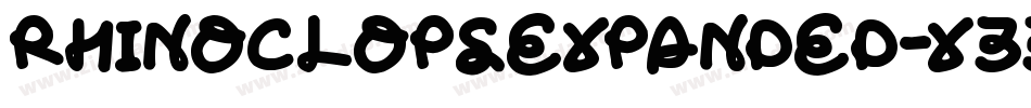 RhinoclopsExpanded-x33p0字体转换