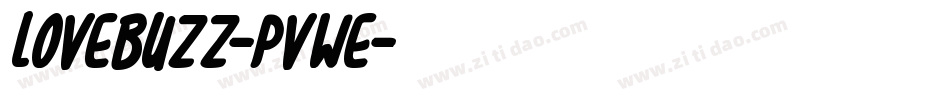 Lovebuzz-PvwE字体转换