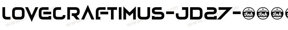 Lovecraftimus-Jd27字体转换