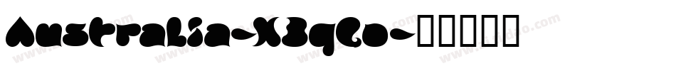 Australia-X3qGo字体转换