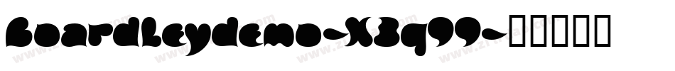 Boardleydemo-X3q99字体转换