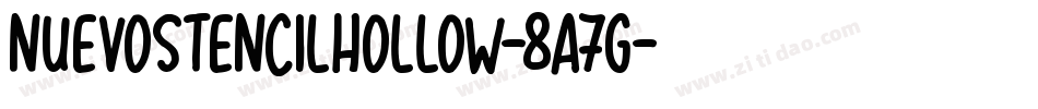 NuevostencilHollow-8A7g字体转换