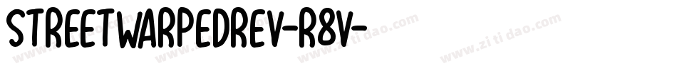 StreetWarpedRev-R8v字体转换