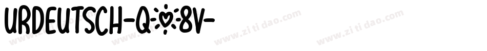 Urdeutsch-qZ8V字体转换 Urdeutsch-qZ8V字体转换