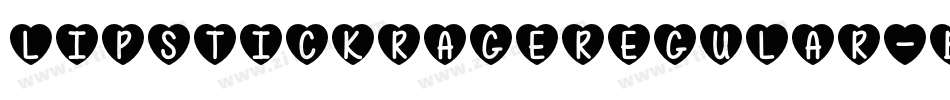 LipstickRageRegular-BWLwx字体转换