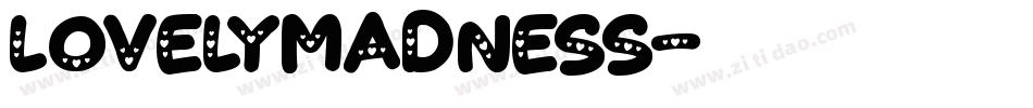 lovelymadness字体转换