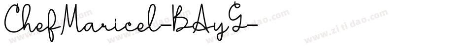 ChefMaricel-BAyG字体转换