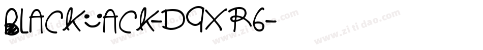 BlackJack-d9xr6字体转换