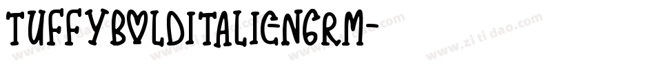 TuffyBoldItalic-n6rM字体转换