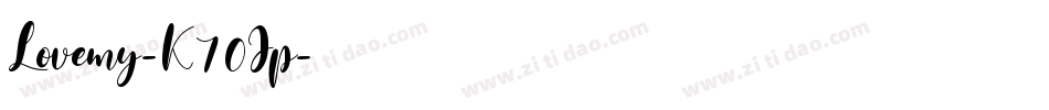 Lovemy-K70Jp字体转换