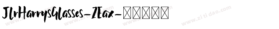 JlrHarrysGlasses-ZEax字体转换