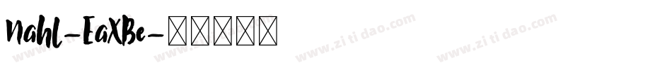 Nahl-EaXBe字体转换