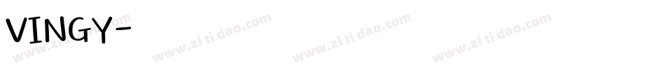 VINGY字体转换