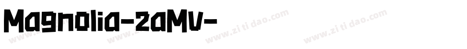 Magnolia-2aMv字体转换