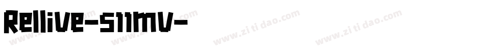 Rellive-511mv字体转换