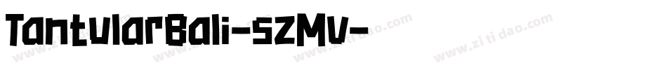 TantularBali-5zMv字体转换