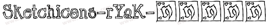 Sketchicons-rYaK字体转换