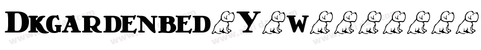 Dkgardenbed-Y5w4字体转换
