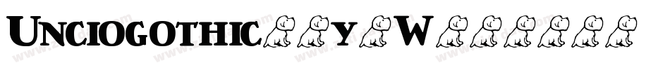 Unciogothic-4y5W字体转换