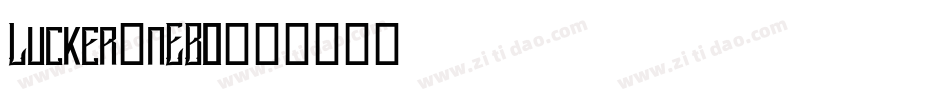 Lucker-nEB0字体转换