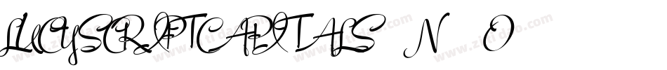 Lucyscriptcapitals-n6o0字体转换