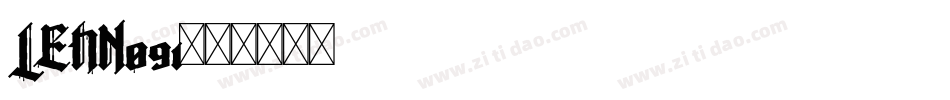 LEHN091字体转换