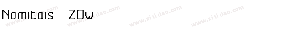 Nomitais-7ZOw字体转换