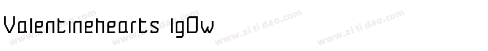 Valentinehearts-lgOw字体转换