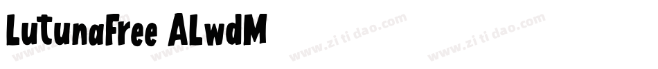 LutunaFree-ALwdM字体转换