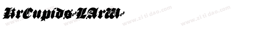 KrCupids-LArW字体转换