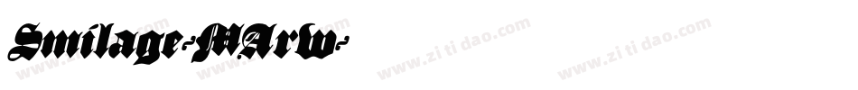 Smilage-MArw字体转换