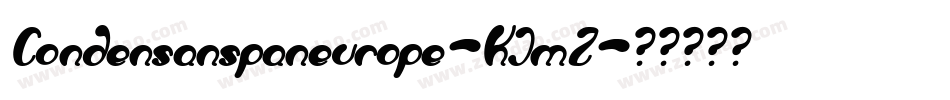 Condensanspaneurope-KJmZ字体转换
