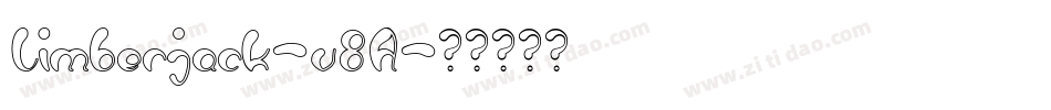 Limberjack-v8A字体转换