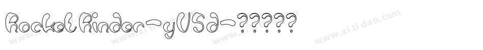 RocketRinder-yV5d字体转换
