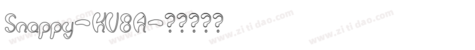 Snappy-KV8A字体转换 Snappy-KV8A字体转换