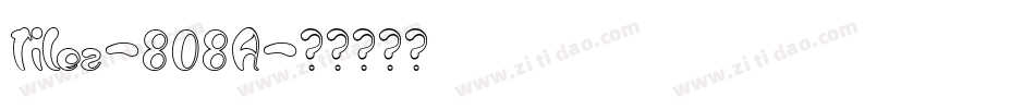 Tilez-8O8A字体转换 Tilez-8O8A字体转换
