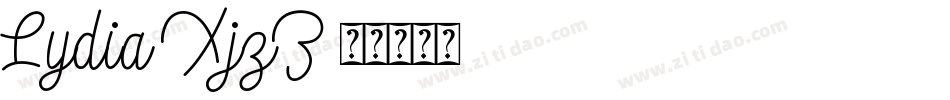 Lydia-XjzZ字体转换