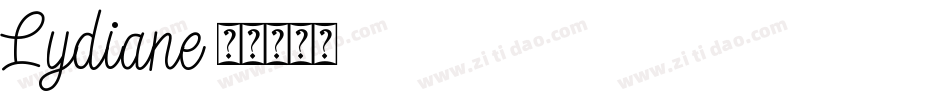 Lydiane字体转换