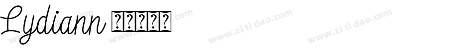 Lydiann字体转换