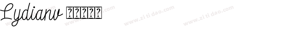 Lydianv字体转换
