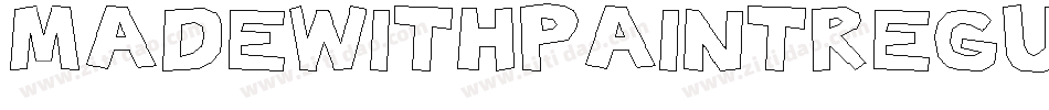 MadeWithPaintRegular-Z82J字体转换