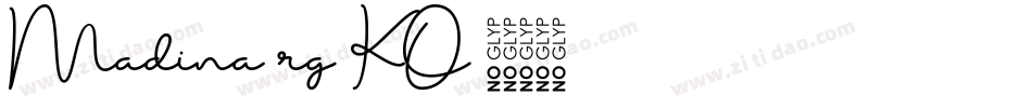 Madina-rg4KO字体转换