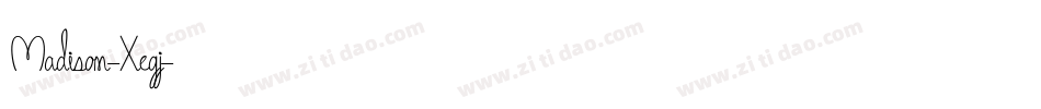 Madison-Xegj字体转换