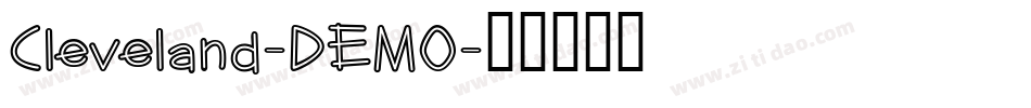 Cleveland-DEMO字体转换