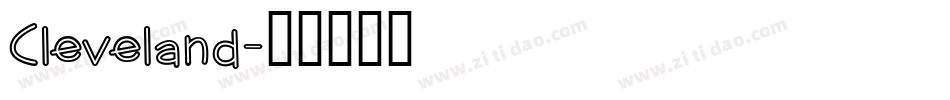 Cleveland字体转换