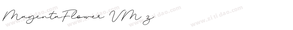 MagentaFlower-VM3z字体转换