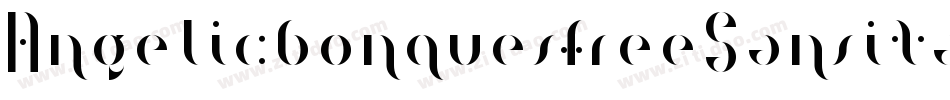 AngelicbonquesfreeSansitalic-8MaWz字体转换