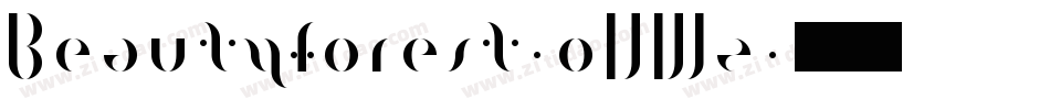 Beautyforest-0VWz字体转换